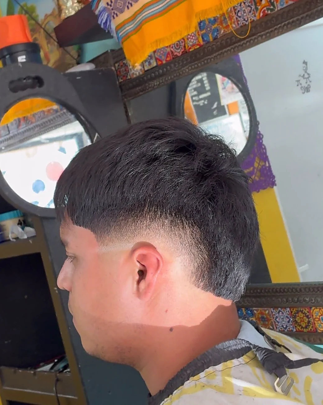 Corte degradado realizado en Clásicos del 98